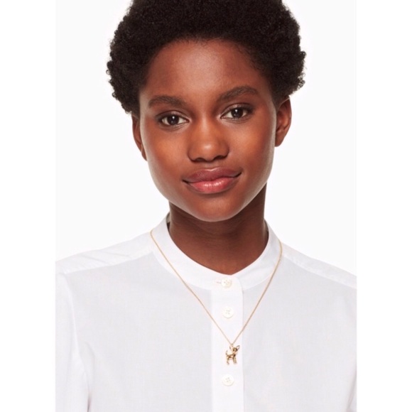 KATE SPADE • Haute Stuff Chihuahua Necklace - Picture 2 of 6